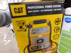 1 BOXED CAT 1200AMP JUMP STARTER, PORTABLE USB CHARGER AND AIR COMPRESSOR RRP Â£99