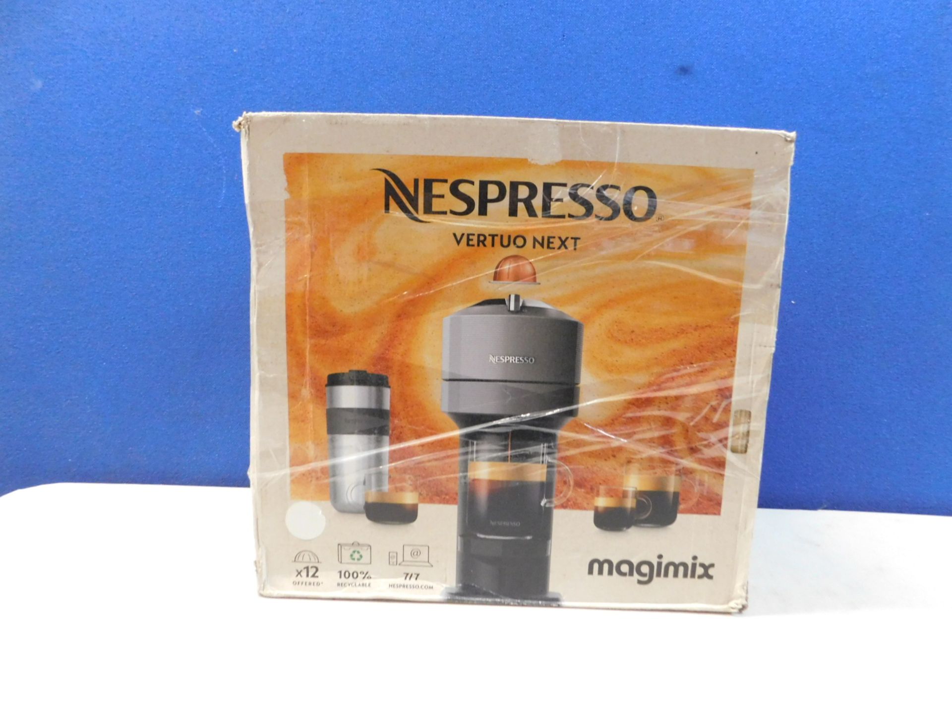 1 BOXED NESPRESSO VERTUO PLUS 11399 COFFEE MACHINE BY MAGIMIX RRP Â£129