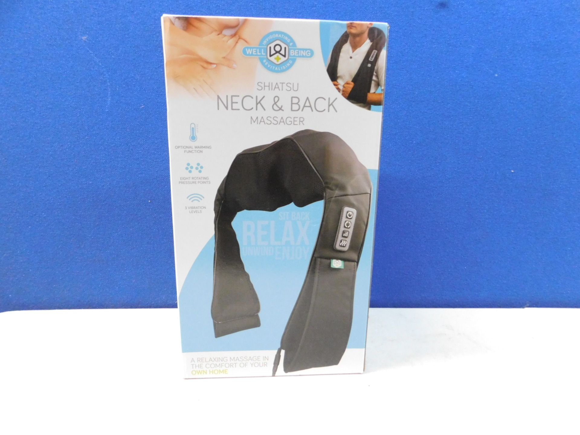 1 BOXED THE SOURCE WELLBEING SHIATSU NECK MASSAGER RRP Â£59