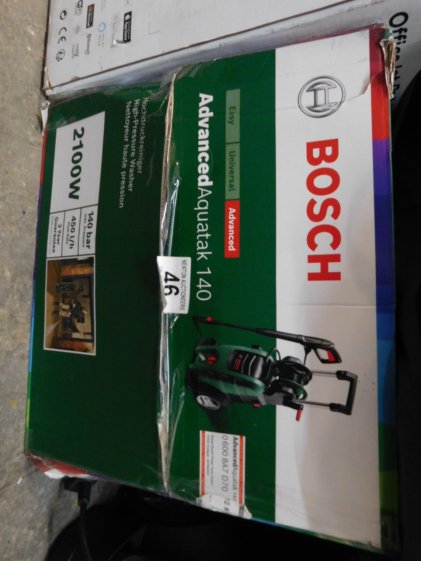 1 BOXED BOSCH ADVANCED AQUATAK 140 HIGH-PRESSURE WASHER 240V RRP Â£199