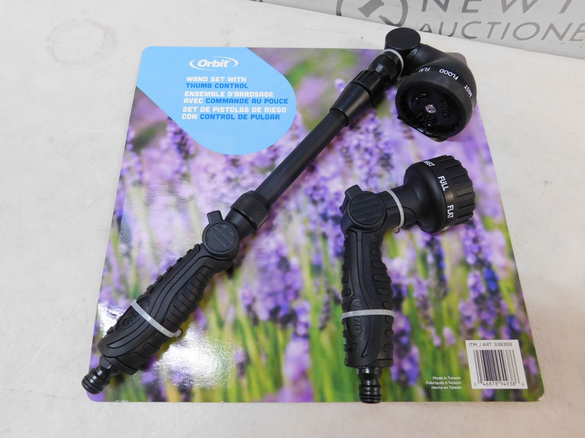 1 BRAND NEW ORBIT GARDEN NOZZLE HOSEPIPE WATERING SET WITH EXTENDABLE WAND RRP Â£29