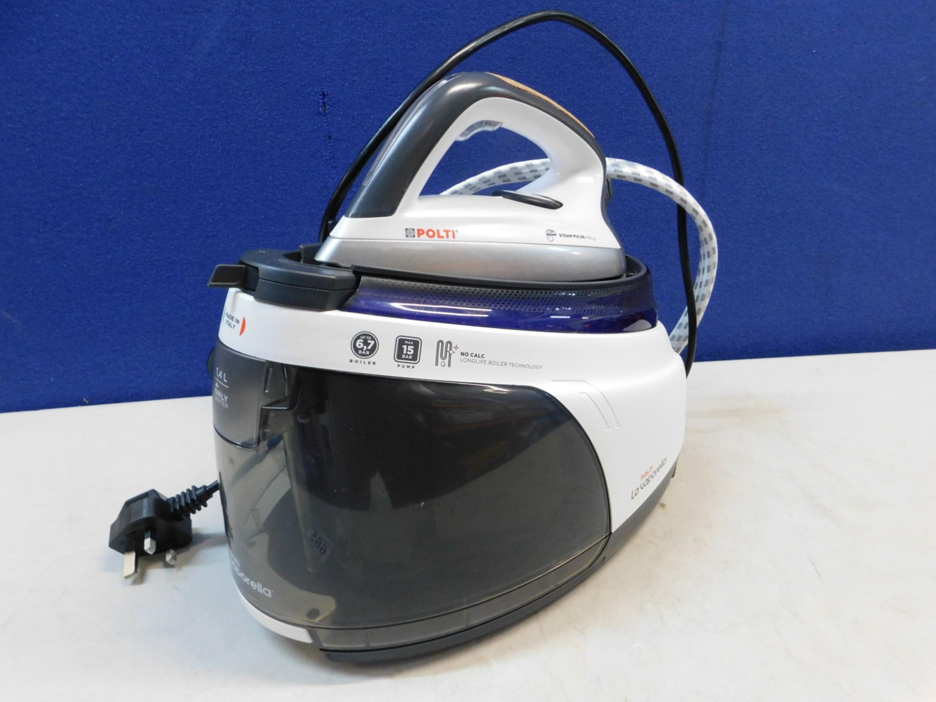 1 POLTI LA VAPORELLA XB60C STEAM GENERATOR IRON RRP Â£219.99