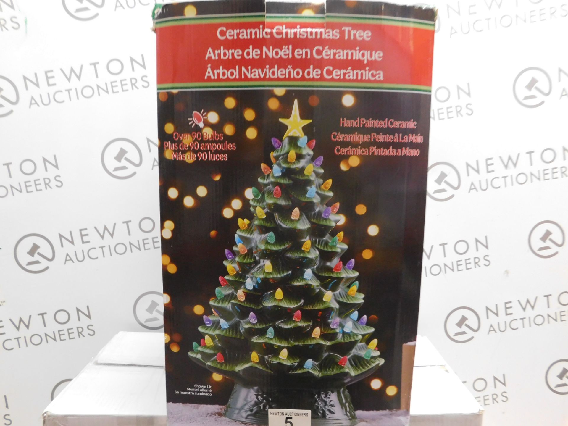 1 BOXED CERAMIC CHRISTMAS TREE ORNAMENT RRP Â£69