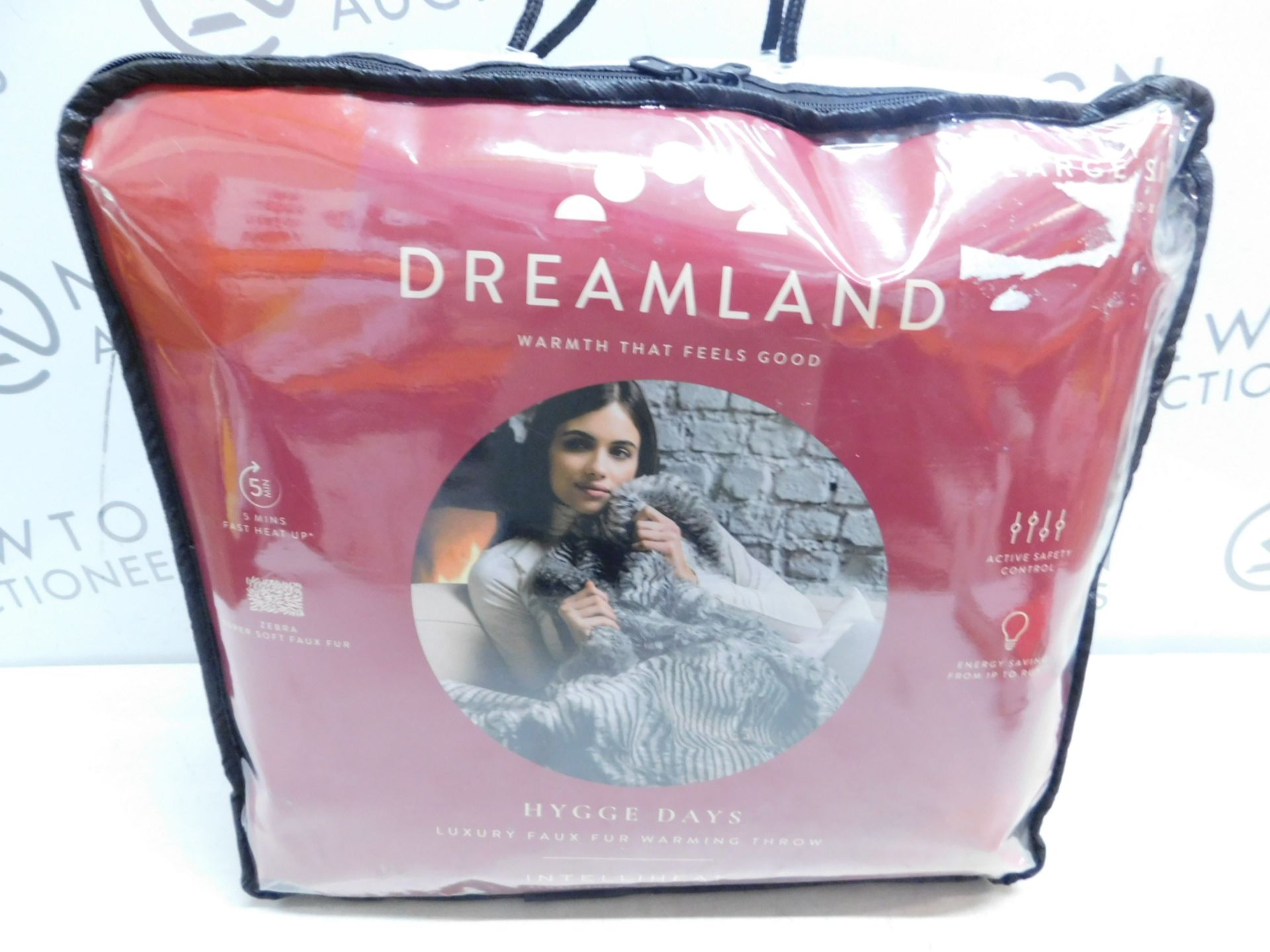 1 BAGGED DREAMLAND RELAXWELL DELUXE HEATED THROW RRP Â£89.99