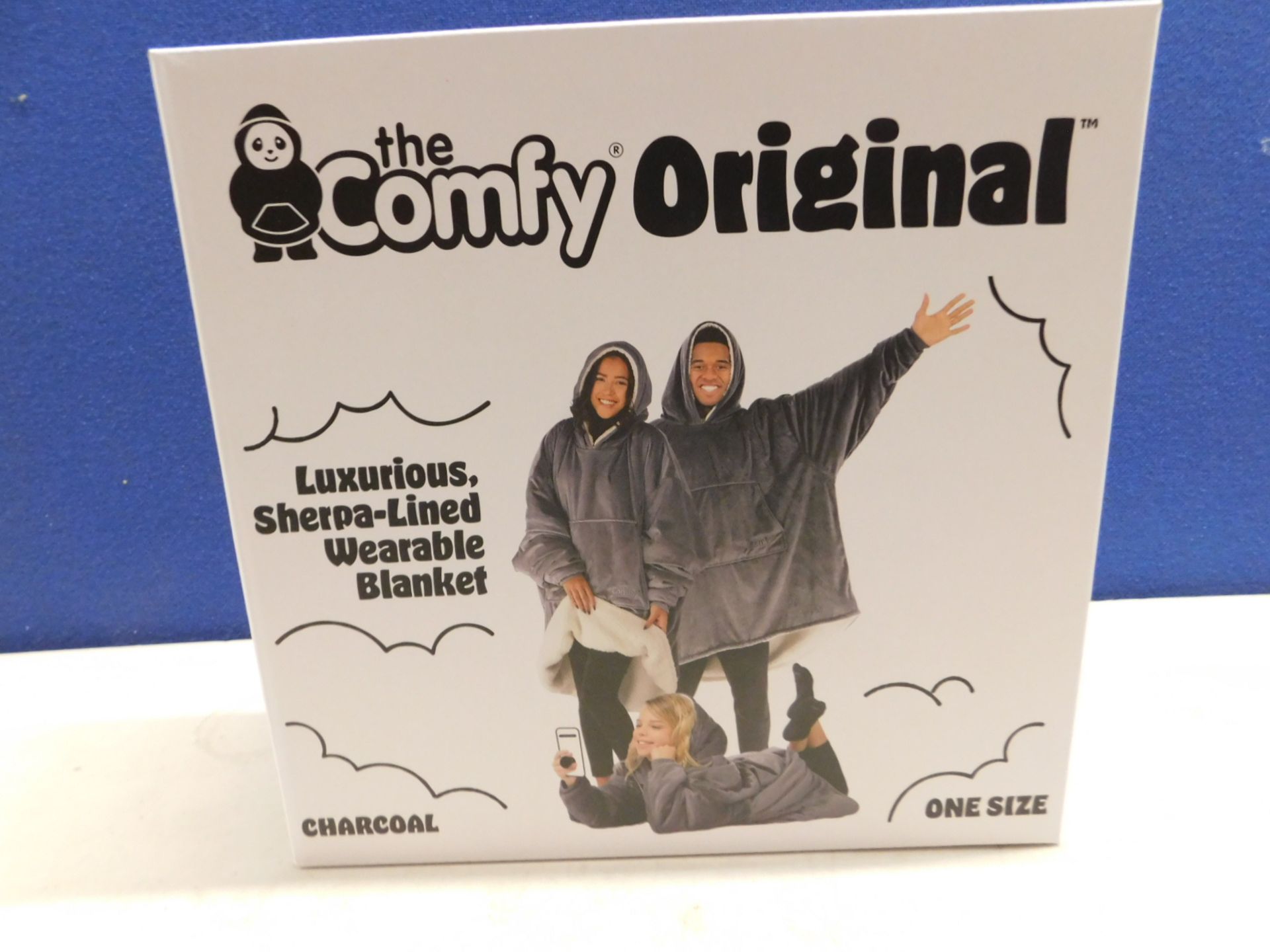 1 BOXED THE COMFY ORIGINAL WEARABLE BLANKET HOODY RRP Â£29