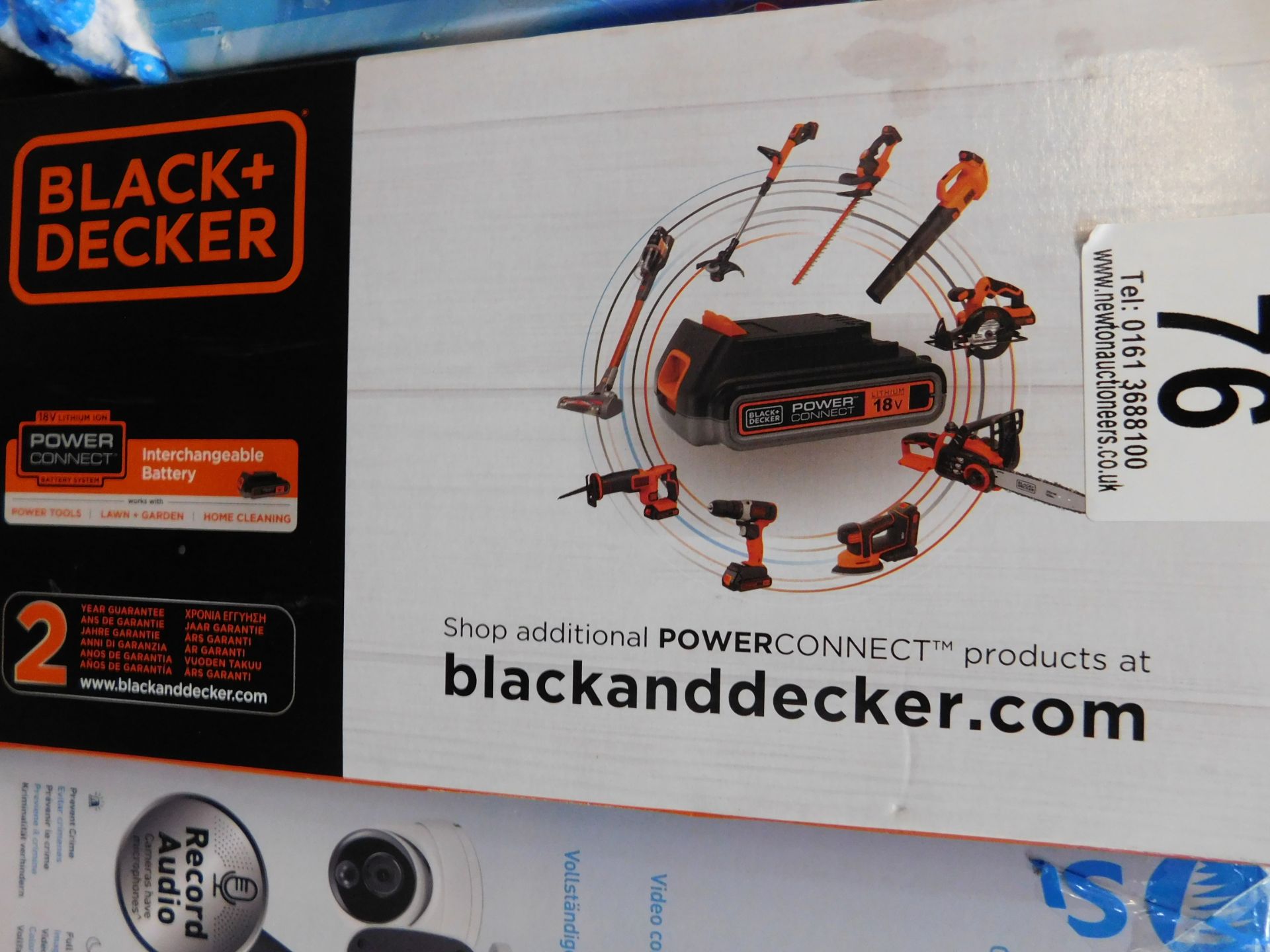 1 BOXED BLACK AND DECKER 18V 2AH 24 BAR LI-ION CORDLESS PRESSURE WASHER / POWER CLEANER RRP Â£129.