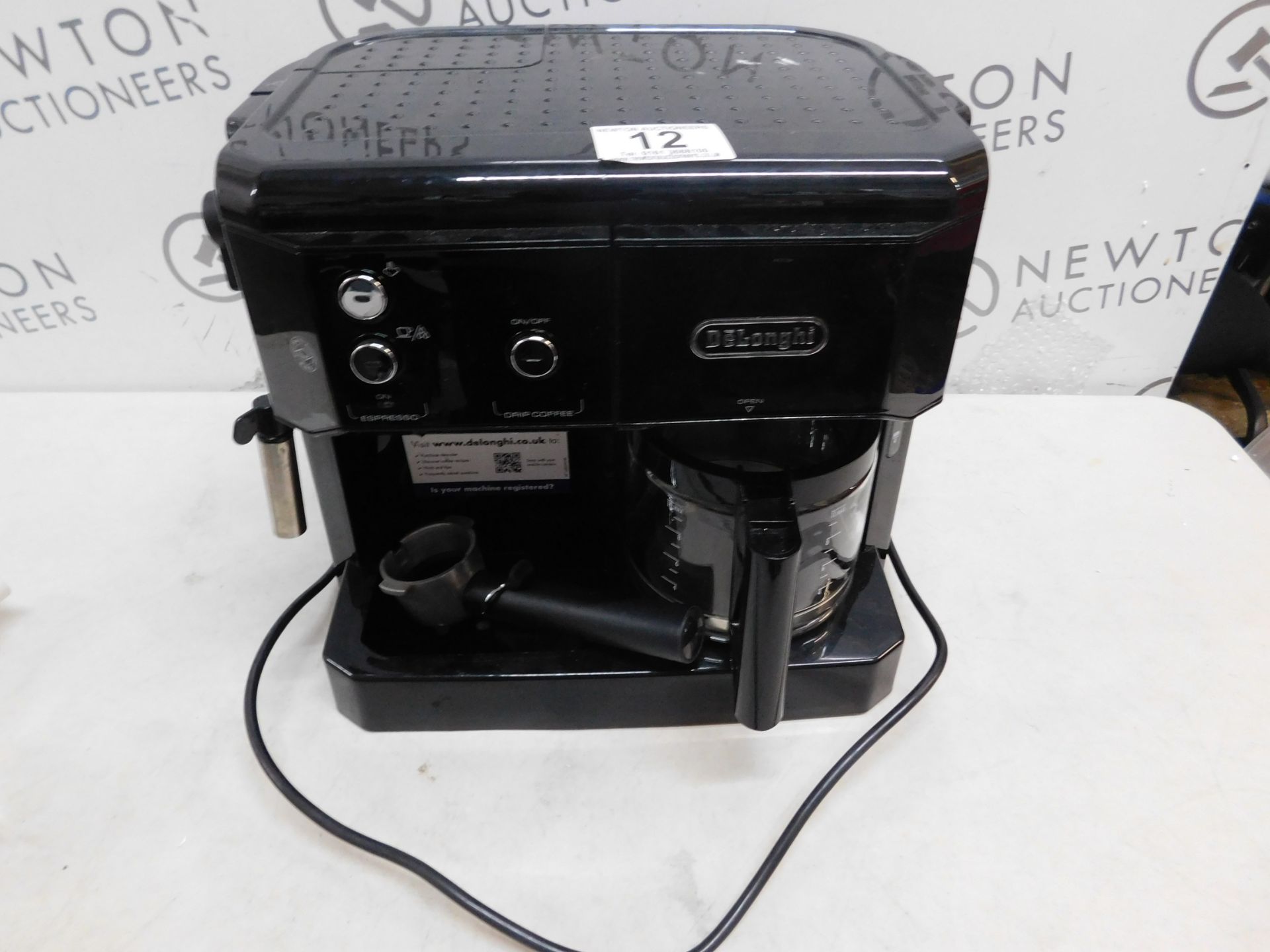 1 DELONGHI COMBI BCO411.BK FILTER & PUMP COFFEE MACHINE RRP Â£299