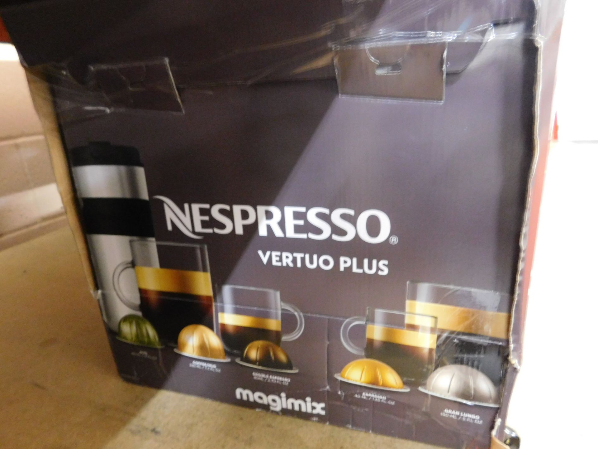 1 BOXED NESPRESSO VERTUO PLUS 11399 COFFEE MACHINE BY MAGIMIX RRP Â£129