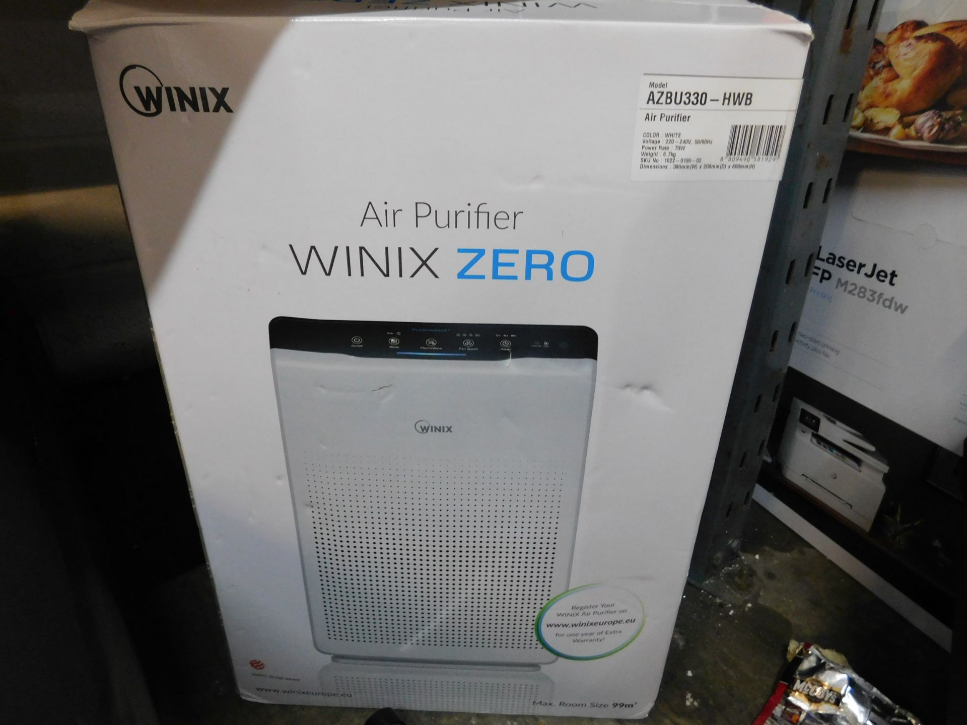 1 BOXED WINIX ZERO AIR PURIFIER WITH 4 STAGE FILTRATION RRP Â£259