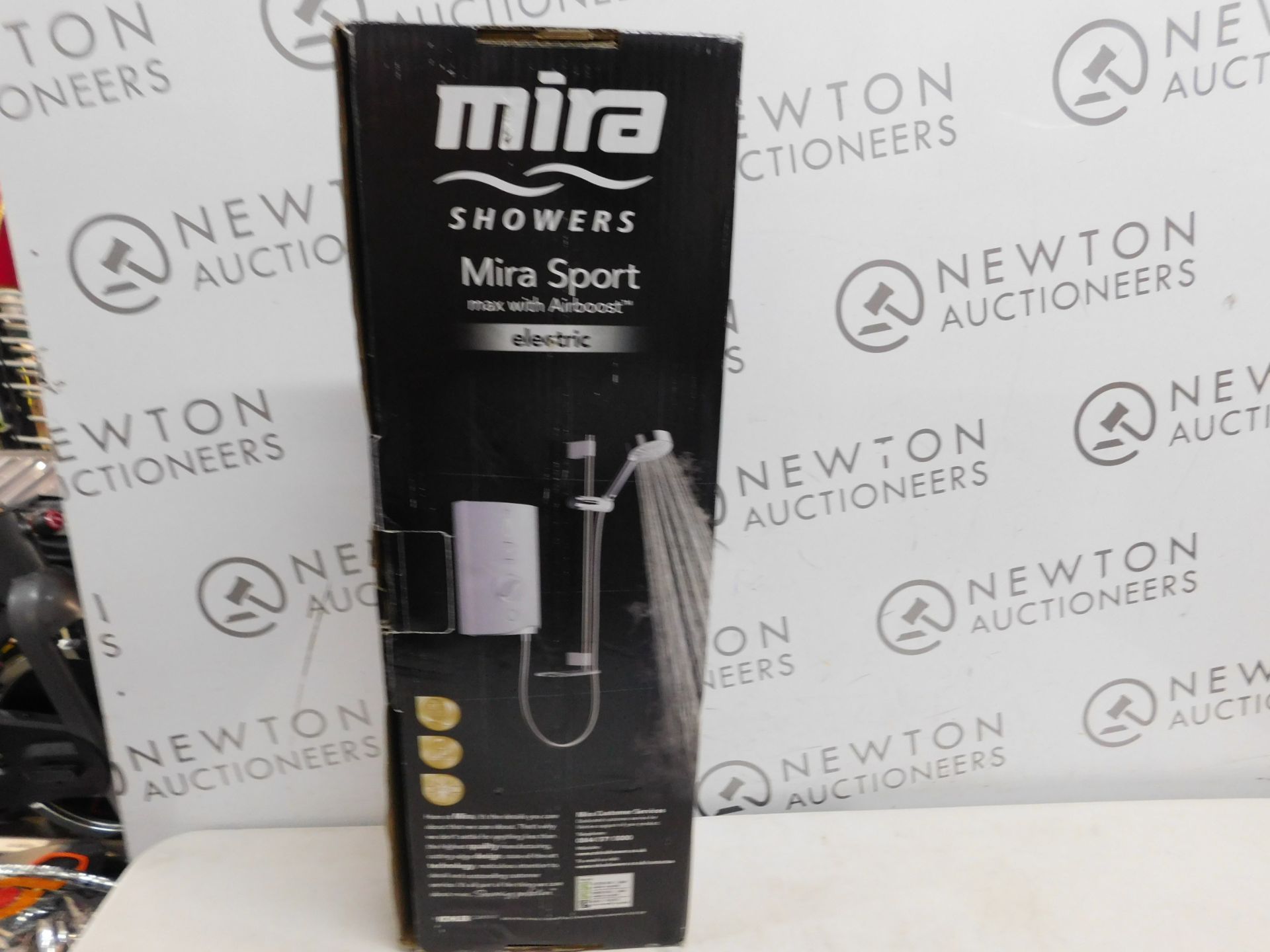 1 BOXED MIRA SHOWERS MIRA SPORT MAX WITH AIRBOOST WHITE 9KW MANUAL ELECTRIC SHOWER RRP Â£199