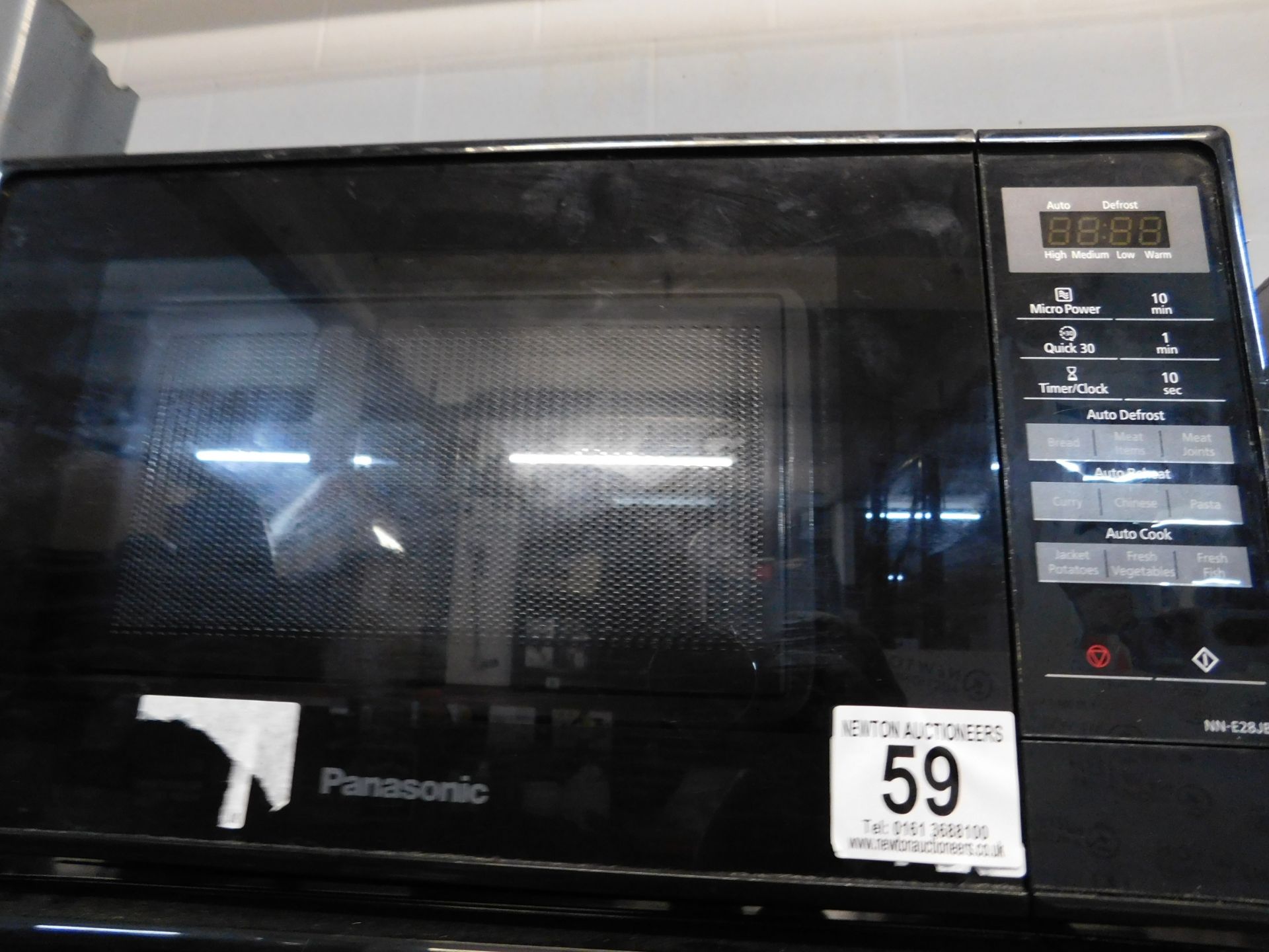 1 PANASONIC NN-E28JBM 800W 20L BLACK MICROWAVE OVEN RRP Â£89.99