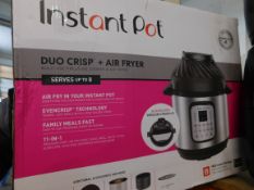 1 BOXED INSTANT POT GOURMET CRISP 11-IN-1, 7.6L PRESSURE COOKER & AIRFRYER RRP Â£199