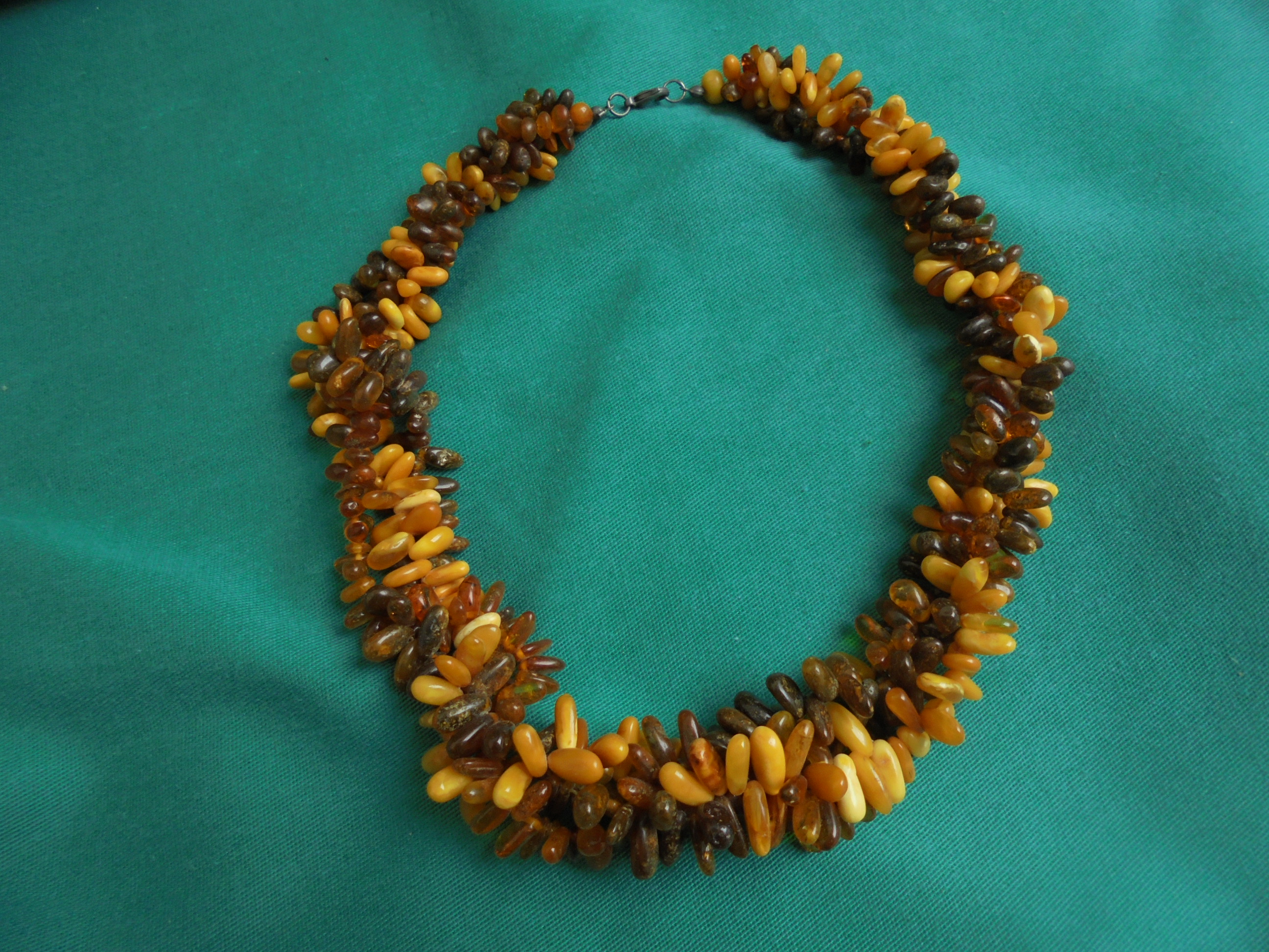 Chunky amber necklace