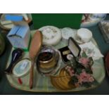 Sel. of bone china lidded pots etc.