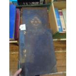 Early leather bound vol. of Brown's Family Bible