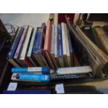 Box of books principally on the Royal Family, antique guides etc.