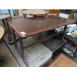 Mahogany rectangular coffee table