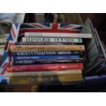 Box of vols. principally on the Royal Family Countryside Historic Houses etc.