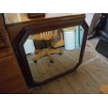 Mahogany framed mirror