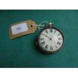 Cased pocket watch ex.