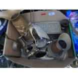 Magpie lot of principally brass items incl.