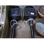 Pair of trap lamps (Guide Price £25 - £40) KITCHENALIA AND MISCELLANEOUS