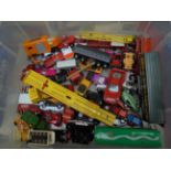 Box of metal and die cast principally commercial vehicles