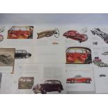 A selection of Damiler sales brochures, circa 1946-1967 including the 2 1/2 litre, the 3 1/2 litre