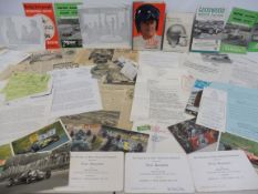 An interesting archive relating to Graham Hill, collated by Leonard Weller, who ran The Premier