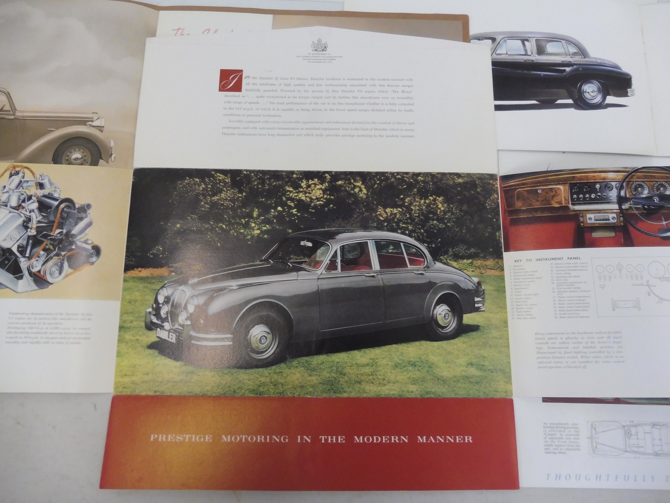 A selection of Damiler sales brochures, circa 1946-1967 including the 2 1/2 litre, the 3 1/2 litre - Image 4 of 7