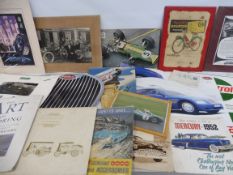 A selection of mixed ephemera including posters, prints, calendars etc.