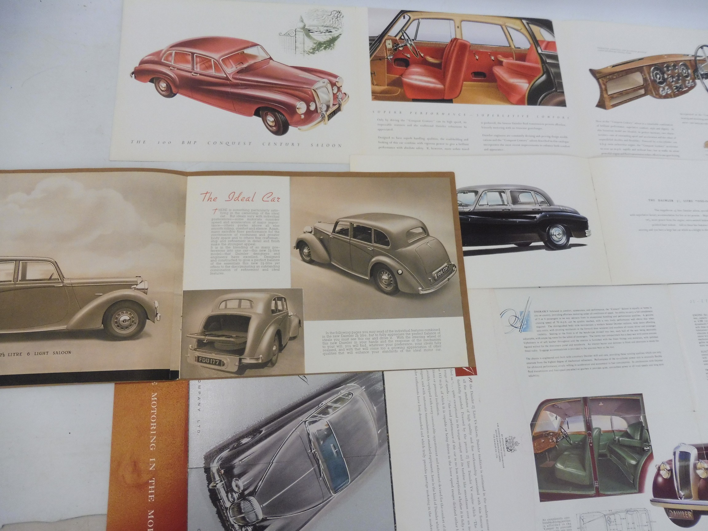 A selection of Damiler sales brochures, circa 1946-1967 including the 2 1/2 litre, the 3 1/2 litre - Image 3 of 7