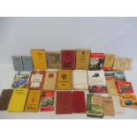 A small quantity of handbooks and maps etc including a WWII period instruction book for a Ford W.O.
