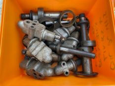 A box of Riley oil pump parts etc.