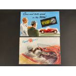 An MG TF fold-out sales booklet, publication no. H&E 53101 plus an MG 'Safety Fast' sales