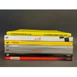 Ferrari Yearbooks - 1995, 1996, 1997, 1999, 2007 plus a Ferrari Owners Club Yearbook/Directory