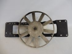 A Bosch radiator fan, 11", by repute working.