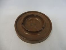 A 'Bristol' bakelite circular ashtray.