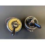Two Lucas plc ignition switches, one three way, the other four way, both with keys.