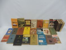 A quantity of AA related books including two handbooks 1930, 1936-37 plus a variety of motoring