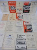 A selection of Silverstone Club meeting programmes including the M.C.C. First Silverstone meeting,