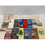 A selection of early VSCC race programmes dating back to 1951, various Silverstone race meetings
