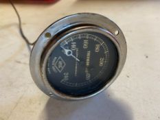 An ARIC 0-240F flange mounted thermometer/temperature gauge.