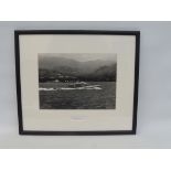 A framed and glazed photograph of Miss Britain IV water speed boat, 14 1/2 x 12 1/2".