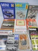 A quantity of assorted motoring books including Ford Zephyr, Zodiac and Consul repair manuals etc.