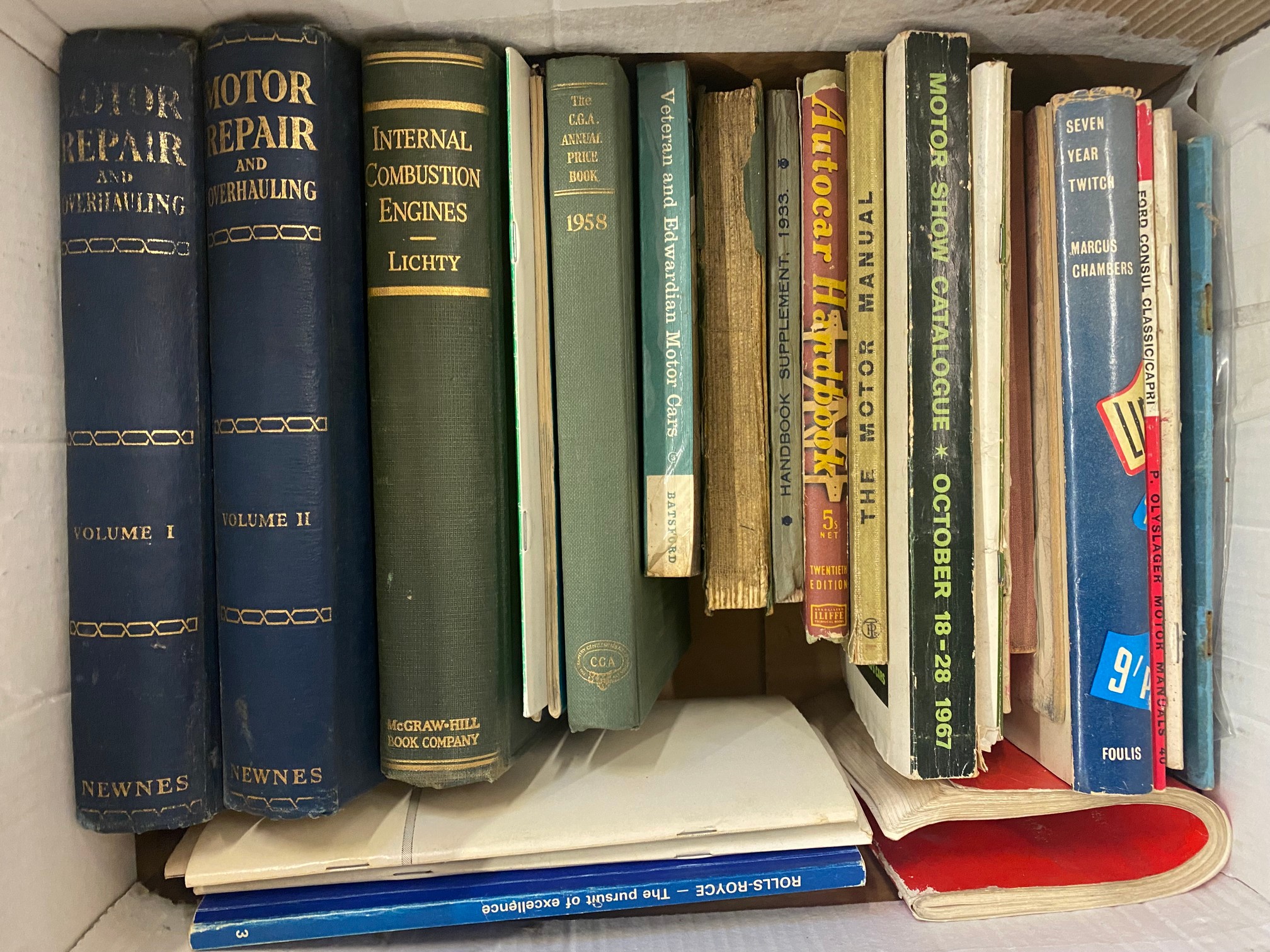 Three boxes of assorted motoring books to include 'Vanden Plas Coachbuilders', Rankin Kennedy ' - Image 4 of 4