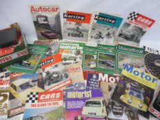 A selection of motoring books and magazines etc.