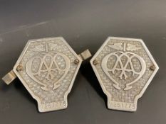 Two AA Commercial badges.