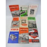 Four 1950s Brands Hatch programmes, one from Oulton Park, 1955 and two 1950s programmes for Great