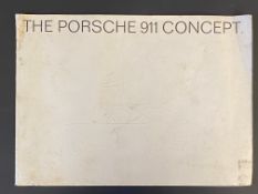 A Porsche 911 Concept sales brochure.
